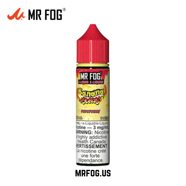 Strawberry Mr Fog E Liquid Banana Steezy