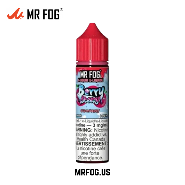 Strawberry Mr Fog E Liquid Berry Steezy