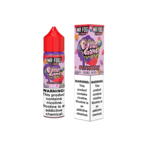 Strawberry Mr Fog E-Liquid Bubble Gang