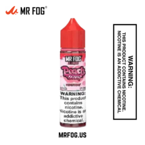 Strawberry Mr Fog E-Liquid Peach Steezy Series