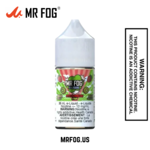 Strawmelon Kiwi Mr Fog Synthetic Nicotine Salt E liquid Vape