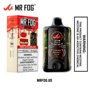 Triple Melon Mr Fog Aura 60k Puffs Disposable Vape
