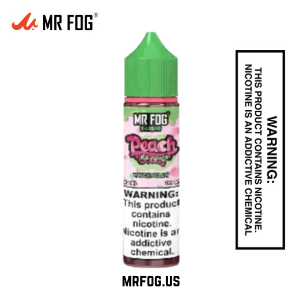 Watermelon Mr Fog E Liquid Peach Steezy Series