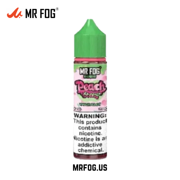 Watermelon Mr Fog E Liquid Peach Steezy Series