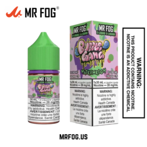 Watermelon Mr Fog Salt E-Liquid Peach Steezy Series