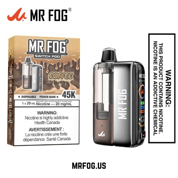 Coffee Mr Fog Switch 45000 Puffs Disposable Vape - Pods Kit