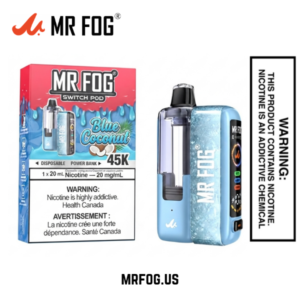 Blue Coconut (Splash Edition) – Mr Fog Switch 45000 Puffs Disposable Vape – Pod Kit