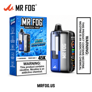 Blue Raspberry Mr Fog Switch Pod Splash Edition Vape Kit- 45,000 Puffs