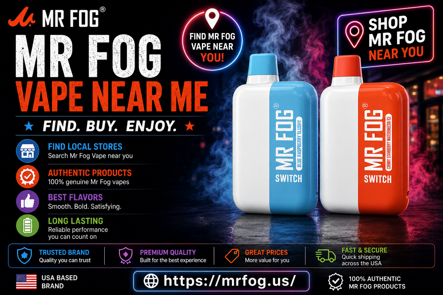 MR Fog vape near me