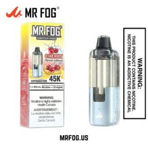 Cherry (Splash Edition) – Mr Fog Switch 45000 Puffs Disposable Vape – Pods Only
