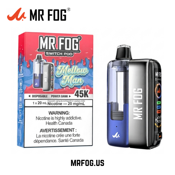 Mellow Man Mr Fog Switch Pod Splash Edition Vape Kit- 45,000 Puffs