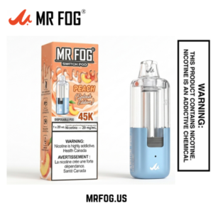 Peach (Splash Edition) Mr Fog Switch 45000 Puffs Disposable Vape – Pods Only
