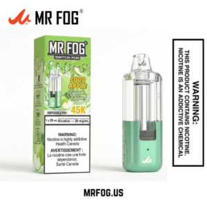 Sour Apple (Splash Edition) Mr Fog Switch 45000 Puffs Disposable Vape – Pods Only
