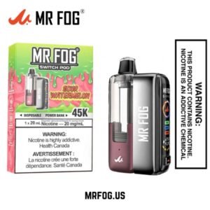 Sour Watermelon Mr Fog Switch Pod Splash Edition Vape Kit- 45,000 Puffs
